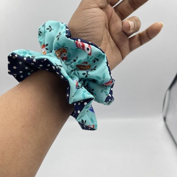 Oversize Women Reversible Scrunchie Elastic Hairbands Hair Ties XL Charmeuse - Picture 1 of 11